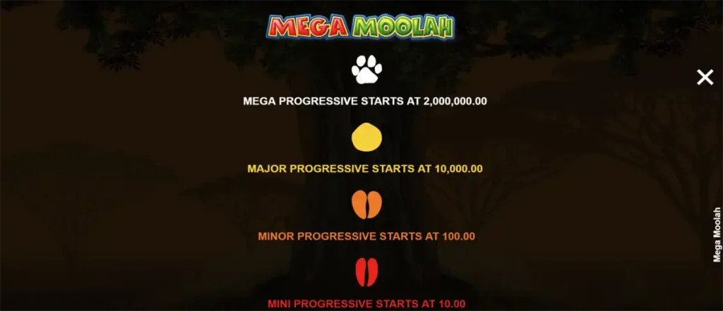 Mega Moolah slot game rules